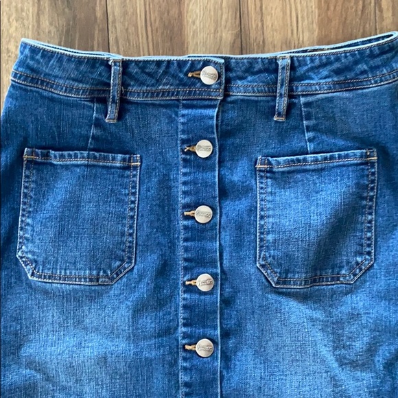 Nanette Lepore Denim Pencil Skirt - Picture 5 of 12